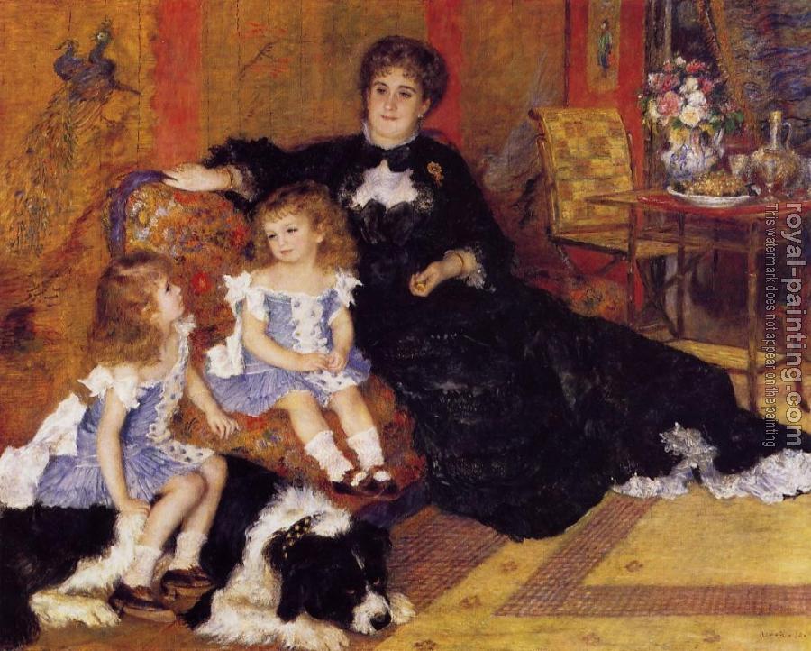 Pierre Auguste Renoir : Madame Georges Charpentier and Her Children
